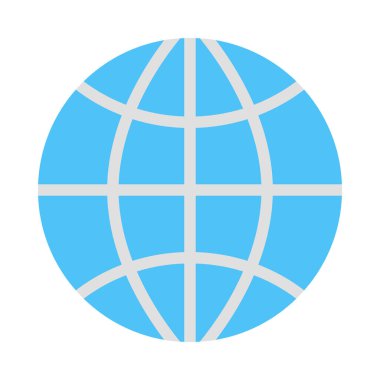 Geo Globe Vector Flat Icon For Personal And Commercial Use