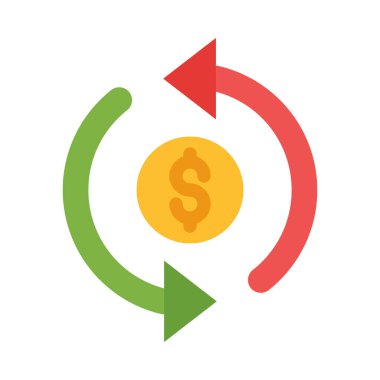 Kişisel ve Ticari Kullanım İçin Vektör Düz Simgesini İade Et