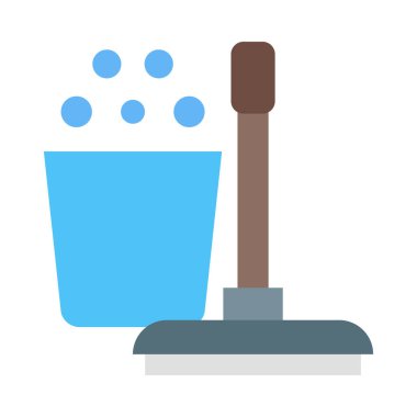 Cleaning Tools Vector Flat Icon For Personal And Commercial Use