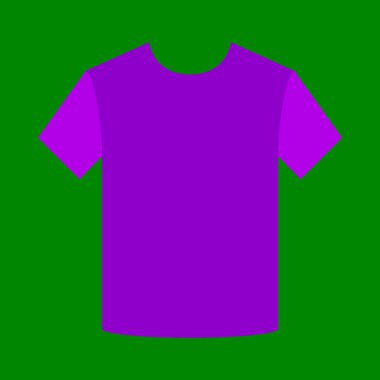 Kişisel ve ticari kullanım için Tişört Tasarım Vektörü Düz Simgesi