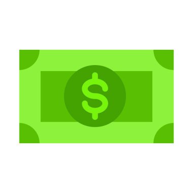 Kişisel ve Ticari Kullanım İçin Nakit Vektör Düz Simgesi