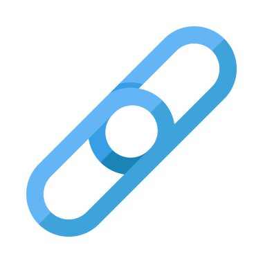 Kişisel ve Ticari Kullanım için Bağlantı Vektörü Düz Simgesi