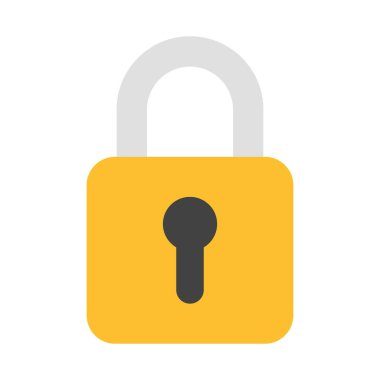 Padlock Vector Flat Icon For Personal And Commercial Use