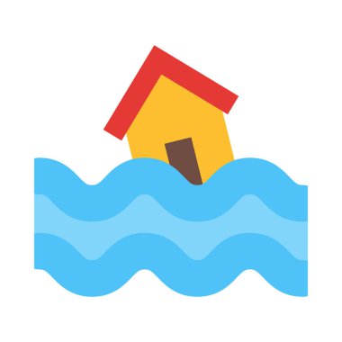 Sel Sembol Vektörü Düz Simge Tasarımı