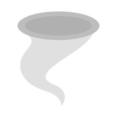 Tornado Vektör Düz Simge Tasarımı