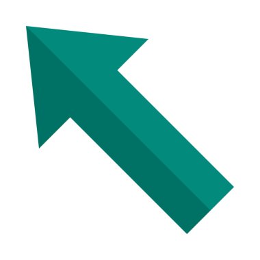 Yukarı Sol Vektör Düz Simge Tasarım Vektörü Düz Simge Tasarımı