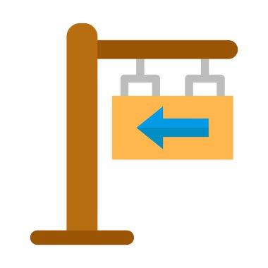 İmza Sol Vektör Düz Simge Tasarım Vektörü Düz Simge Tasarımı