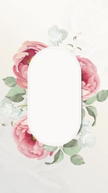 dikey video şakayık çiçekleri selamlama ya da online düğün davetiyeleri için kullanışlıdır 