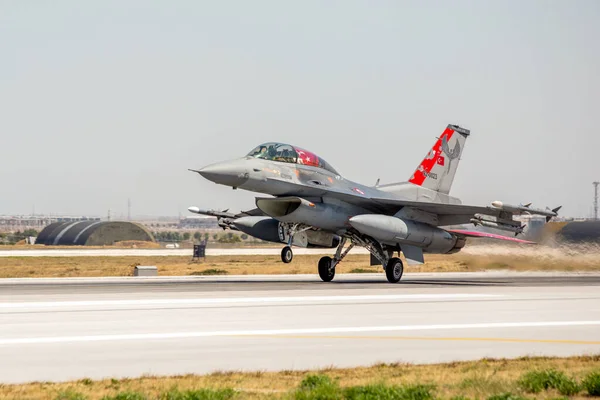 Konya Turkey 2021 Anatolian Eagle Air Force Exercise 2021 F16 Stockfoto