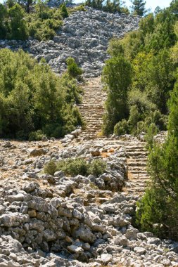 Antalya 'nın Taurus Dağları' ndaki Roma yolları