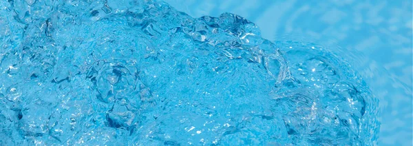 Abstract Background Defocused Blurred Blue Surface Texture Turbulent Water Panorama — Stock Photo, Image