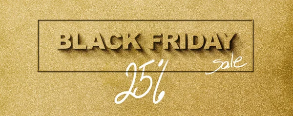 Black Friday Sale Stylish Design Text Effect Creative Banner Label — Stock Photo, Image