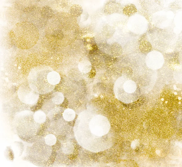 Gouden Glinsterende Patroon Feestelijke Achtergrond Van Glanzende Kerst Glinsterende Sprankelingen — Stockfoto