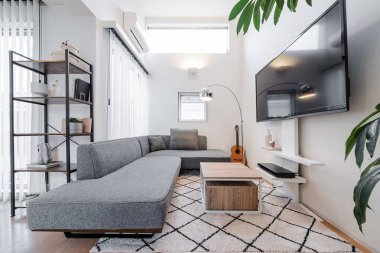 Modern tarz tasarım oturma odası