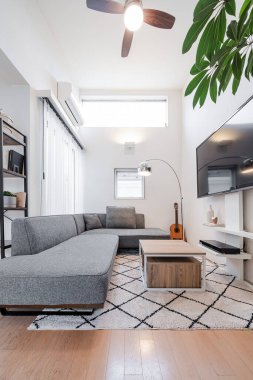 Modern tarz tasarım oturma odası