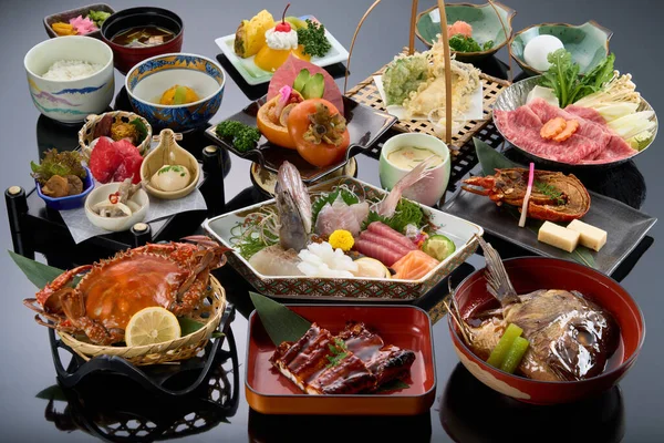 stock image High class Japanese kaiseki cuisine