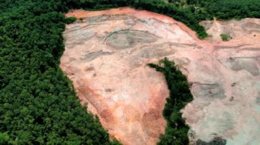 Aerial - Malaysia's Palm Oil Factory (Kilang Kelapa Sawit)