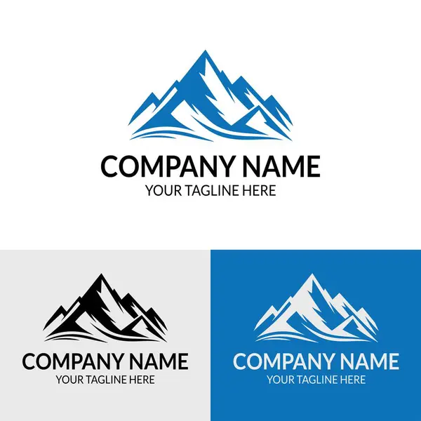 Dağ Peyzaj Logosu Tasarım Şablonu