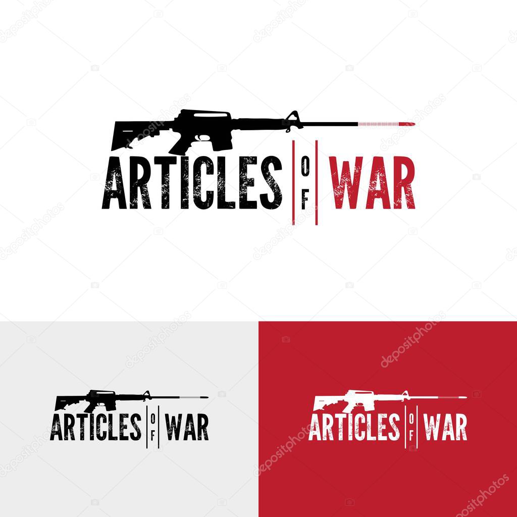 Articles Of War Logo Design