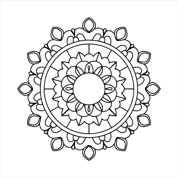 Mandala vektör soyut desen tasarımı