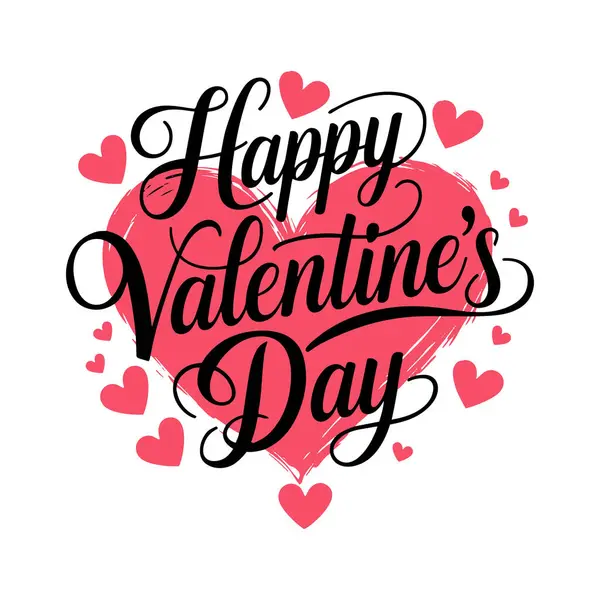 Beyaz bir arkaplanda izole edilmiş Sevgililer Günü tişört tasarım şablonu. Sevgililer Günü dekorasyonları, kartlar, tişörtler, posterler ve afişler için vektör tipografisi.