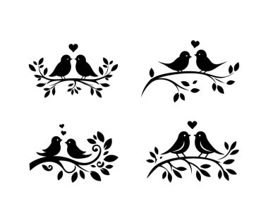 Hummingbird silhouette bundle vector art illustration design template clipart