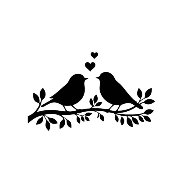 Mırıldayan kuş silueti ikon vektör sanat çizimi tasarımı