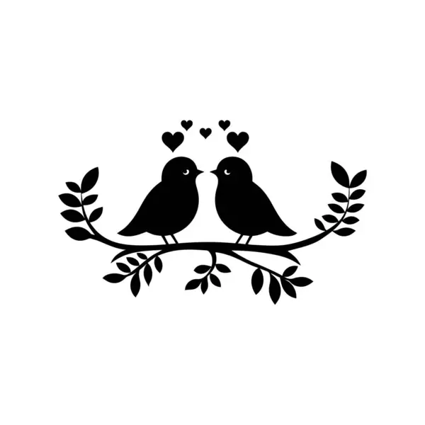 Mırıldayan kuş silueti ikon vektör sanat çizimi tasarımı