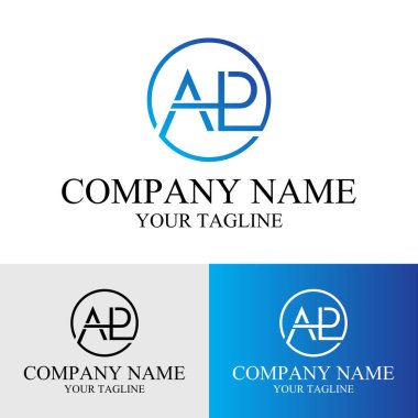 Soyut ABP harfi gayri menkul tipografisi, modern vektör logosu tasarımı. Soyut ABP harfi geometrik modern tipografi gayrimenkul vektör logo tasarım şablonu.