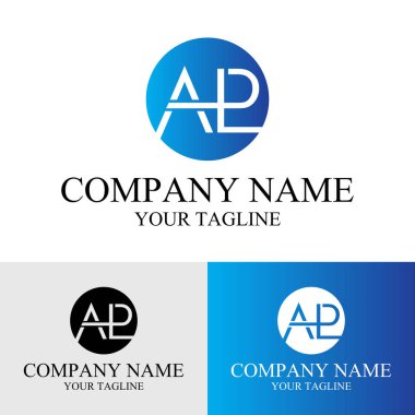 Soyut ABP harfi gayri menkul tipografisi, modern vektör logosu tasarımı. Soyut ABP harfi geometrik modern tipografi gayrimenkul vektör logo tasarım şablonu.