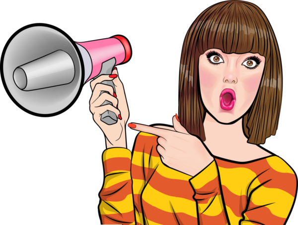 Красивая женщина короткие волосы интересно шокирован, удивлен счастливый поп-арт комикс стиль