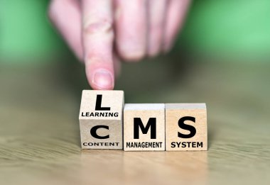 Küpler CMS (içerik yönetim sistemi) ve LMS (öğrenme yönetim sistemi) kısaltmalarını oluşturur).