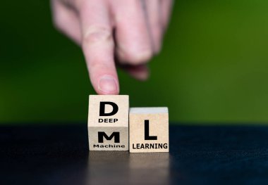 Küpler DL (derin öğrenme) ve ML (makine öğrenme) ifadelerini oluşturur).