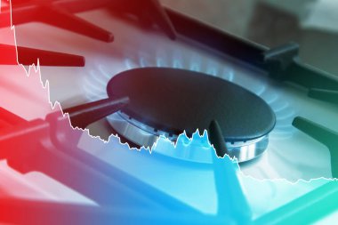 Gaz ocağı ve düşen fiyat tablosu. Doğal gaz ucuzluyor..