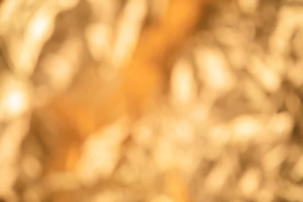 Closeup ของนามธรรมจากโฟก นหล งโลหะทองค — ภาพถ่ายสต็อก