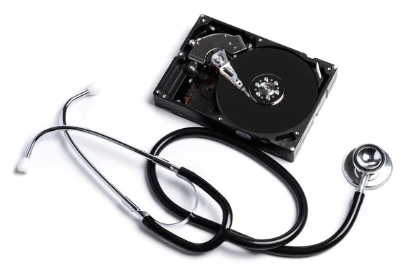 Hard Disk Drive Stethoscope Hdd Diagnostic Repair Stock Picture