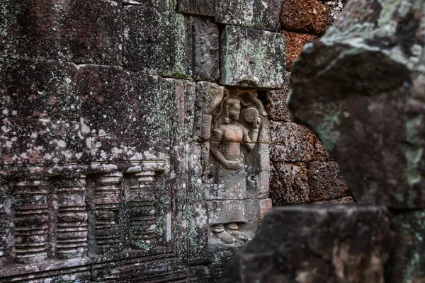 Ruins Ancient Khmer Temple Angkor Wat Siem Reap Cambodia — Stock Photo, Image