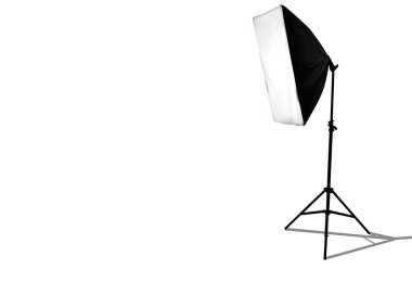 boş nokta ile iki photostudio ışık