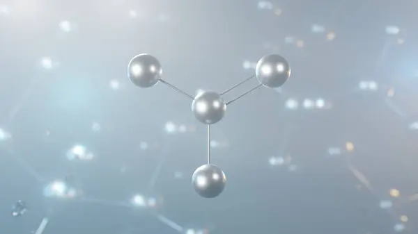 Nitrát Molekuláris Szerkezet Modell Molekula Poliatomi Ion Szerkezeti Kémiai Képlet — Stock Fotó