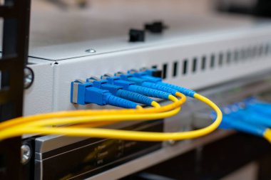 Sunucu bilgisayarı. İnternet fiber internet bağlantı sunucu rafı dolabı. Kripto para kripto bitcoin madenciliği. Sistem onu teknolojiyle yönetiyor. Sabit disk ram pc merkezi işlemci. Teknisyen tamir bilgisayarı. depo veritabanı. Hackerlara saldırı virüsü