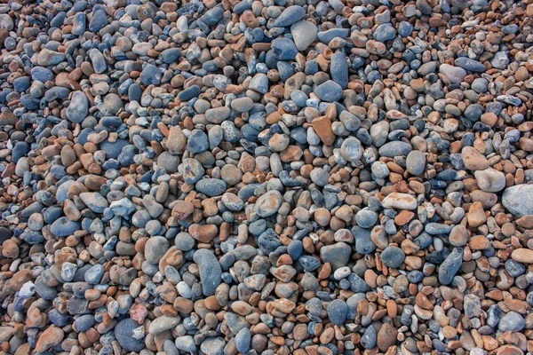 イギリスのチャンネルビーチからの石の背景 パターン アブストラクション — ストック写真