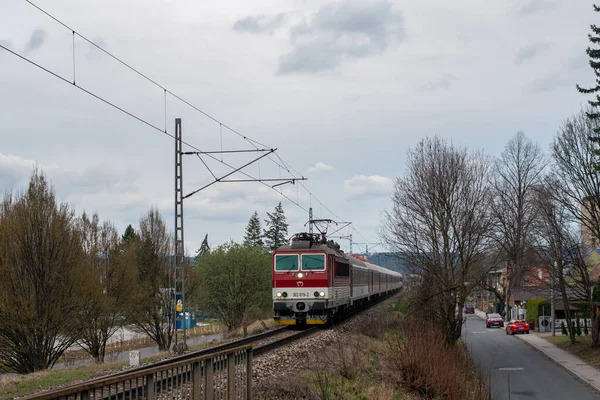 Banska Bystrika Slowakei April 2022 Lokomotive Skoda 69Er 362 019 — Stockfoto