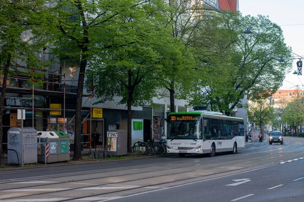 Wiedeń Austria Kwietnia 2022 Autobus Iveco Crossway Line 12M 4511 — Zdjęcie stockowe