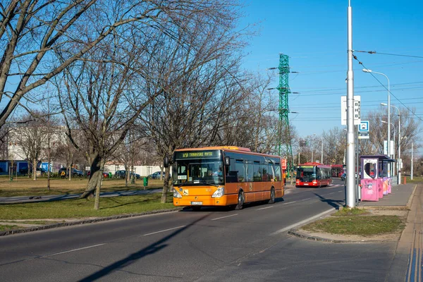 Bratislava Slovakia Березня 2022 Автобус Irisbus Citelis 12M 1035 Їздить — стокове фото