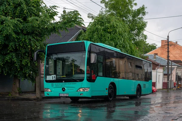 Chernivtsi Ουκρανια Μαΐου 2023 Λεωφορείο Mercedes Benz O530 Ιππασία Τους — Φωτογραφία Αρχείου