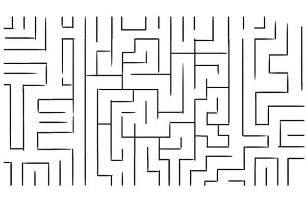 Labyrinth Drawing — Stock Photo, Image