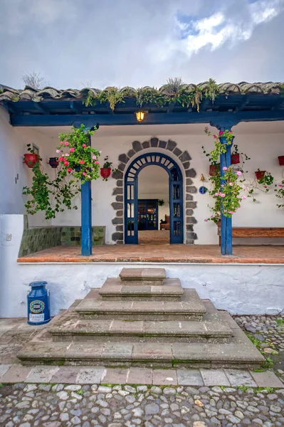 Sisäänkäynti Alueelle Vanhan Hacienda Maalaistalo Laitamilla Ibarra Imbabura Maakunnassa Ecuador — kuvapankkivalokuva