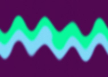 Soyut bir psikedelik dalgalı çizgi tasarımı arkaplan resmi.