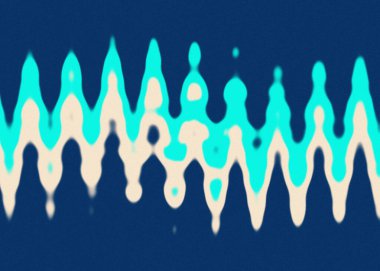 Soyut bir psikedelik dalgalı çizgi tasarımı arkaplan resmi.