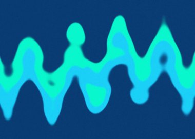 Soyut bir psikedelik dalgalı çizgi tasarımı arkaplan resmi.